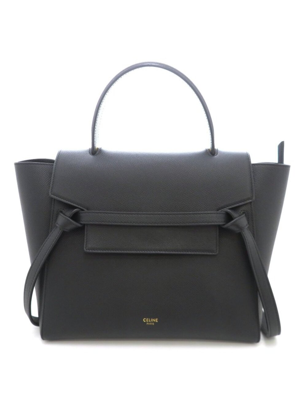 Celine Belt Bag Micro Leather Black